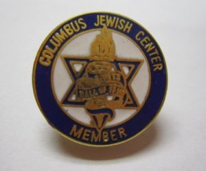 Columbus Jewish Center Member Pin.